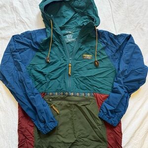 L.L. Bean Multicolor Windbreaker Jacket